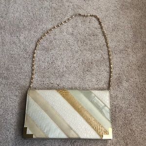 Bags by Varon vintage snake envelope clutch